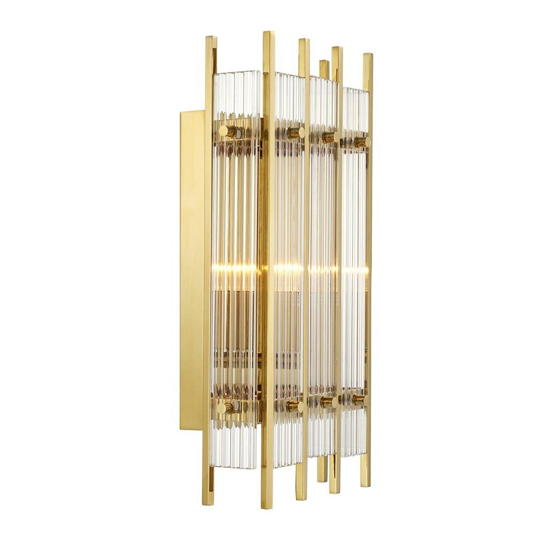 Бра Wall Lamp Sparks S Gold Глянцевое золото Прозрачный (Transparent) в Санкт-петербурге | Loft Concept 