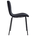 Стул черный с обивкой из велюра Black Archie Chair варинант исполнения - 1 | Loft Concept в Санкт-петербурге