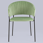 Стул в велюре фисташкового цвета Horizon варинант исполнения - 3 | Loft Concept в Санкт-петербурге