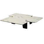 Стол журнальный низкий с фигурной столешницей Threshold варинант исполнения - 1 | Loft Concept в Санкт-петербурге