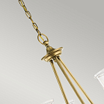 Люстра с прозрачными плафонами из пузырчатого стекла Kichler варинант исполнения - 5 | Loft Concept в Санкт-петербурге