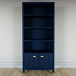 Книжный Стеллаж Elsa Dreams Blue с задней стенкой варинант исполнения - 5 | Loft Concept в Санкт-петербурге