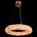 Люстра кольцевая с частичками натурального горного хрусталя Crystal Shimmer варинант исполнения - 1 | Loft Concept в Санкт-петербурге