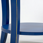 Синяя тумба на фигурных ножках Shelby варинант исполнения - 5 | Loft Concept в Санкт-петербурге