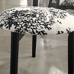 Стул обеденный деревянный с цветочной обивкой Foshan Chair варинант исполнения - 2 | Loft Concept в Санкт-петербурге