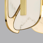 Люстра с мраморными вставками Marble Plates варинант исполнения - 4 | Loft Concept в Санкт-петербурге