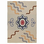 Плед хлопковый по мотивам эвенских орнаментов Ural and Siberian Patterns варинант исполнения - 1 | Loft Concept в Санкт-петербурге