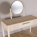 Туалетный Стол с зеркалом Primo Светлый дуб варинант исполнения - 3 | Loft Concept в Санкт-петербурге
