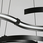 Люстра подвесная светодиодная в виде волнообразной ленты Ribbon Vortex варинант исполнения - 5 | Loft Concept в Санкт-петербурге