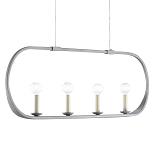 Люстра линейная в овальной раме Traditional Clean Lines варинант исполнения - 2 | Loft Concept в Санкт-петербурге