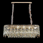 Люстра овальная с хрустальными подвесками Roul Crystal Light варинант исполнения - 1 | Loft Concept в Санкт-петербурге
