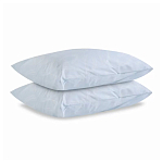 Постельное белье голубого цвета из перкаля с принтом 200х220 см Aurora Allure варинант исполнения - 2 | Loft Concept в Санкт-петербурге