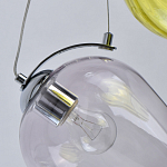 Люстра каскадная с 5-ю разноцветными стеклянными плафонами Kaleido варинант исполнения - 9 | Loft Concept в Санкт-петербурге