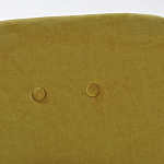 Кресло велюровое горчичного цвета Diaspro Mustard Armchair варинант исполнения - 5 | Loft Concept в Санкт-петербурге