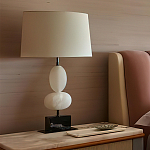 Настольная лампа на фигурном мраморном основании Conundrum варинант исполнения - 4 | Loft Concept в Санкт-петербурге