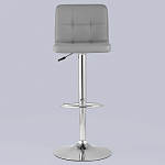 Барный стул с сиденьем серого цвета Honory варинант исполнения - 3 | Loft Concept в Санкт-петербурге