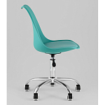 Офисный стул на металлическом основании EGGERY Blue пластик варинант исполнения - 4 | Loft Concept в Санкт-петербурге