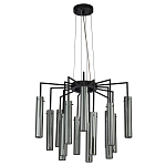 Люстра со стеклянными цилиндрическими плафонами Luminous Cylinders Smoky варинант исполнения - 2 | Loft Concept в Санкт-петербурге