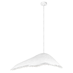 Подвесной светильник с асимметричным волнообразным абажуром и фактурной бахромой по краю Tactile Line варинант исполнения - 8 | Loft Concept в Санкт-петербурге