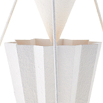 Люстра светодиодная белая геометрической формы с рифленым плафоном White Geometric Lamps варинант исполнения - 2 | Loft Concept в Санкт-петербурге