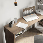 Письменный стол прямоугольный с полочкой под столешницей EcoComb варинант исполнения - 3 | Loft Concept в Санкт-петербурге