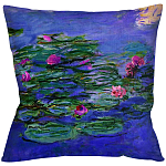 Подушка декоративная с цветочным принтом Impressionism in Art варинант исполнения - 1 | Loft Concept в Санкт-петербурге
