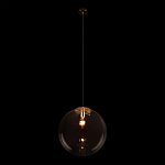 Подвесной светильник со стеклянным прозрачным плафоном в форме шара и золотыми металлическим акцентами 30 ClassiCon варинант исполнения - 3 | Loft Concept в Санкт-петербурге