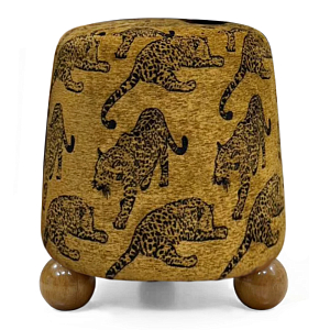 Пуф Wakonda с Круглыми ножками Коричневый орнамет