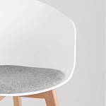 Стул из пластика с мягким сиденьем Eames варинант исполнения - 6 | Loft Concept в Санкт-петербурге