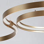 Люстра подвесная светодиодная в виде волнообразной ленты Ribbon Vortex варинант исполнения - 18 | Loft Concept в Санкт-петербурге