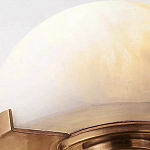 Бра с 2-мя мраморными плафонами на латунном корпусе Light Warm Light варинант исполнения - 2 | Loft Concept в Санкт-петербурге