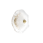 Бра в форме прозрачного стеклянного цветка с рельефной текстурой Textured Glass варинант исполнения - 7 | Loft Concept в Санкт-петербурге