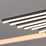 Люстра в виде распахнутых крыльев из тонких металлических планок Flight of Freedom варинант исполнения - 13 | Loft Concept в Санкт-петербурге