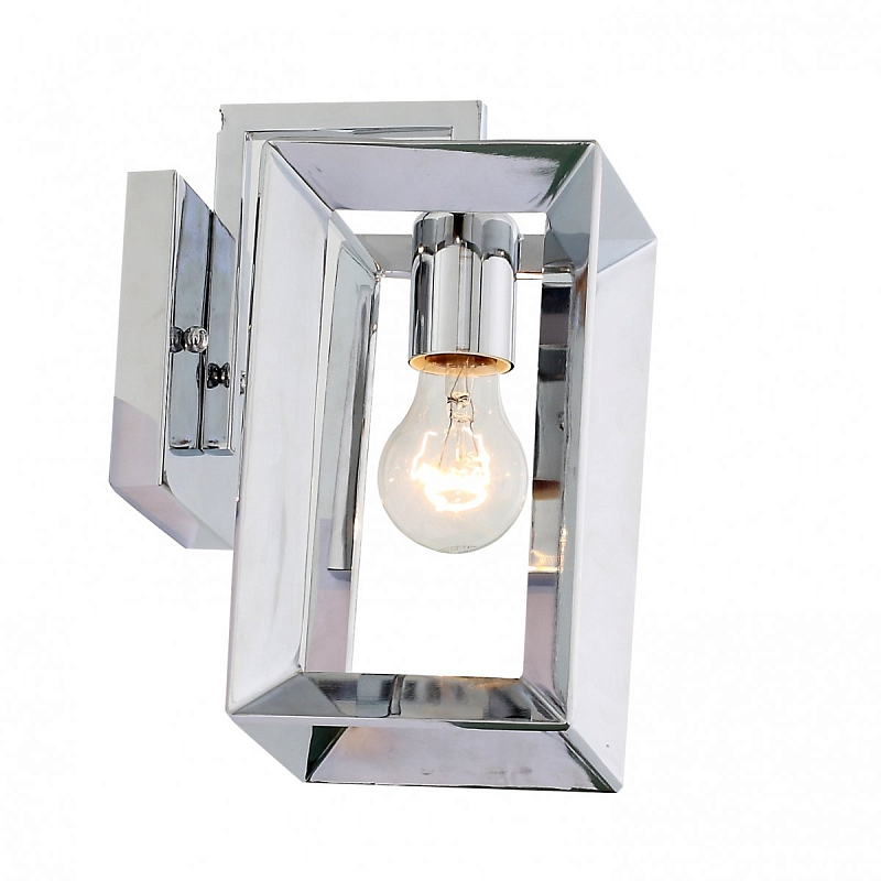  Rectangle Chrome Wall Lamp   - | Loft Concept 