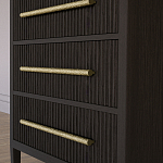 Комод Primo с 3 выдвижными ящиками Темный орех варинант исполнения - 3 | Loft Concept в Санкт-петербурге