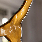 Зеркало кругле с декоративной золотой вставкой Golden Tree варинант исполнения - 2 | Loft Concept в Санкт-петербурге