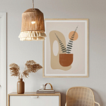 Люстра круглая плетеная с кисточками Small Solar Glow варинант исполнения - 1 | Loft Concept в Санкт-петербурге