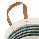 Корзина для хранения с ручками плетеная Interlacement Green  варинант исполнения - 2 | Loft Concept в Санкт-петербурге