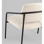 Кресло лаунж Rooney букле белый варинант исполнения - 3 | Loft Concept в Санкт-петербурге