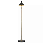 Торшер с плафоном в форме купола в сочетании черного и золотистого цвета Minimalist Execution варинант исполнения - 3 | Loft Concept в Санкт-петербурге