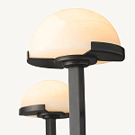 Люстрас 6-ю мраморными плафонами в форме купола Light Warm Light варинант исполнения - 1 | Loft Concept в Санкт-петербурге