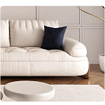 Диван кожаный с каркасом из массива дерева Furniture Medieval варинант исполнения - 4 | Loft Concept в Санкт-петербурге