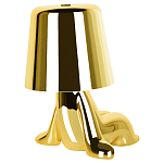 Настольная лампа фигурная цвета золото с гладким абажуром Высота 16 см Sophia варинант исполнения - 6 | Loft Concept в Санкт-петербурге