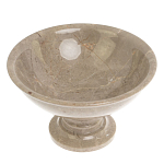 Конфетница из бежевого мрамора Stone Candy Bowl варинант исполнения - 2 | Loft Concept в Санкт-петербурге