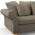 Мебельная ткань Шенилл коричневый цвет 138 см T4-28 варинант исполнения - 4 | Loft Concept в Санкт-петербурге