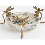 Блюдо фарфоровое Полет стрекоз Jita варинант исполнения - 2 | Loft Concept в Санкт-петербурге