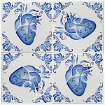 Плитка с узором Мое сердце варинант исполнения - 1 | Loft Concept в Санкт-петербурге