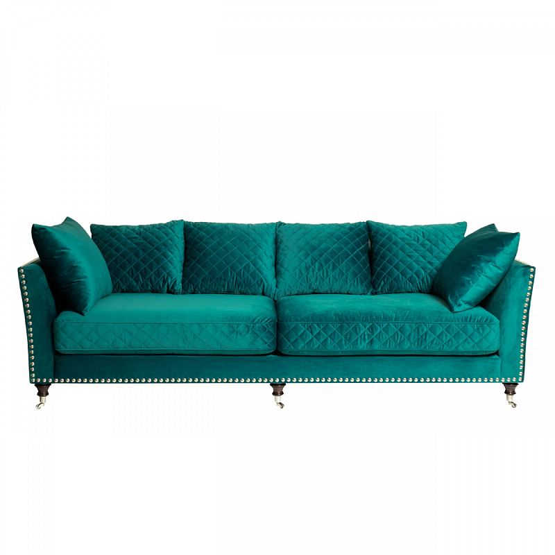 Диван Giorgio Sofa Turquoise Бирюзовый в Санкт-петербурге | Loft Concept 