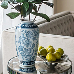 Ваза с синим цветочным орнаментом Blue & White Ornament  варинант исполнения - 4 | Loft Concept в Санкт-петербурге