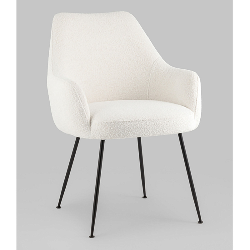 Кресло Floret комплект 2 шт. Белый Черный в Санкт-петербурге | Loft Concept 